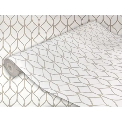 Produktbild von Klebefolie Möbel 45x25 cm - Hana Grau - Möbelfolie Deko-Stil selbstklebend - PVC Folie für kreative Raumgestaltung - Selbstklebende Folie ideal für Küche, Bad und Möbel-Upcycling