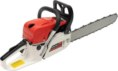 Image de Tronçonneuse à essence - Tronçonneuse 52 cm³ - Puissance de 2 kW - Moteur 2 temps - Pour les travaux forestiers et la coupe de bois de chauffage
