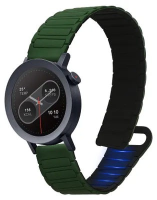 Produktbild von kwmobile Ersatzarmband kompatibel mit CMF Watch Pro 2 / Watch Pro 1 Armband - Fitnesstracker Silikon Band mit Magnetverschluss
