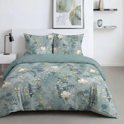 Immagine prodotto di Set di biancheria da letto stampata in cotone con motivo floreale SUNSHINE JULIE