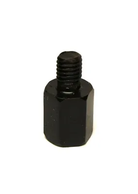 Image de Adaptateur de rétroviseur noir (rétroviseur : filetage M8 à droite / guidon : filetage M10 à droite) - Citomerx
