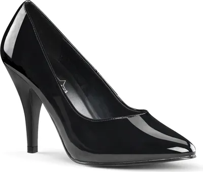 Produktbild von DREAM-420W Damen Pumps von Pleaser Pink Label, Schwarz Lack , EU 44, US 14