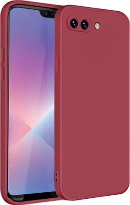 Immagine prodotto di Custodia per OPPO A3S Morbido silicone liquido, custodia in gomma antiurto rosso