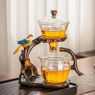 Imagen del producto de Conjunto automático para preparar té, máquina para hacer té fácil de usar, tetera magnética de alta calidad