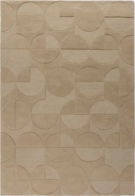 Produktbild von KADIMA DESIGN MOSELL 120 cm x 170 cm Beige Farbe Rechteckig Indoor Teppich