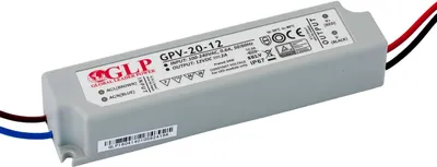 Zdjęcie produktu dla Zasilacz LED NAPIĘCIOWY 15V 24W 1,33A GPV-20-15 GLP IP67 HERMETYCZNY