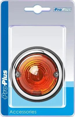 Produktbild von Seitenmarkierungsleuchte orange 70mm im Blister