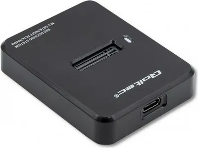 Obrázek produktu pro Qoltec 50313, SSD rámeček, M.2, PCI Express, SATA, USB konektivita, Černá