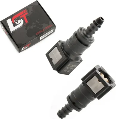 Produktbild von 2x Schnellverschluss Kraftstoffleitung Schlauchkupplung gerade schmal 6,3 * 6 mm