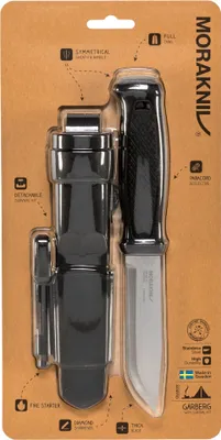 Zdjęcie produktu dla Morakniv Garberg, Pojedyńczy, Nóż myśliwski, Szpic spadkowy, Stal nierdzewna, Poliamidowy, Czarny