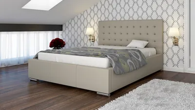 Produktbild von Polsterbett Bett Doppelbett MANILO L 180x200cm inkl.Lattenrost