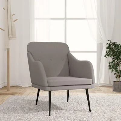 Produktbild von Sessel aus Stoff in Taupe, 63 x 76 x 80 cm
