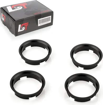 Produktbild von 4x Zentrierringe Schwarz Alufelgen Ø 63,4 mm - Ø 60,1 mm für MAZDA HONDA SUZUKI