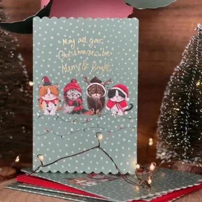 Image de Carnet de Noël pour chats - Alex Clark