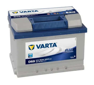 Produktbild von Varta Blue Dynamic 560 409 054, 60 Ah, 12 V, 540 A, Auto, Links platziert, B13