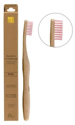 Produktbild von Bambus-Zahnbürste - Rosa
