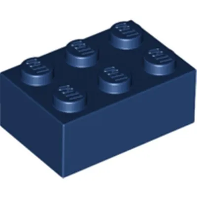 Produktbild von Lego® 2x3 Stein 3002 - 250 Stück Dunkelblau