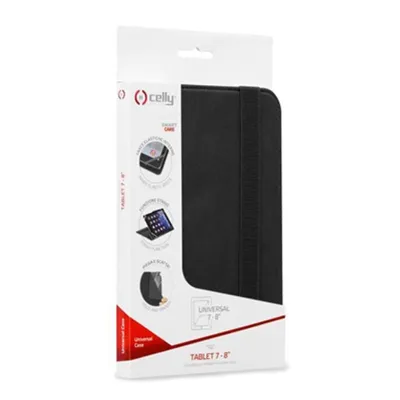 Immagine prodotto di Celly UNITAB78BK custodia per tablet 20,3 cm (8") Custodia a libro Nero