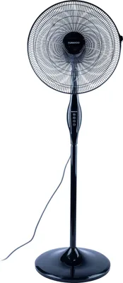Produktbild von Tornado Ventilator TSF-16W Rot auf Schwarz (TSF-16W)