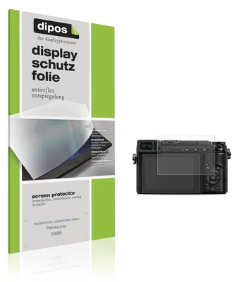 Immagine prodotto di 4x Pellicola Protettiva per Panasonic GX80 Protezione Schermo Antiriflesso dipos