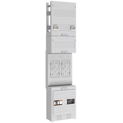 Produktbild von ABN Zählerplatz eHZ 2Z mit sperrbarem HS 5-polig, BxH : 250x1050mm EZ17220