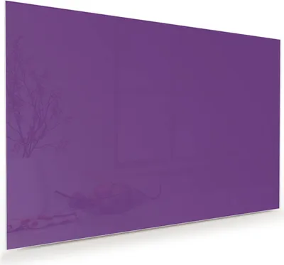 Produktbild von Glasbild 75x50cm in XXL für Wohnzimmer, Schlafzimmer Motiv Lila Hintergrund II
