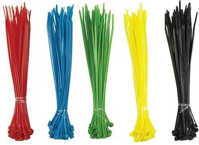Immagine prodotto di Set di fascette stringicavo 100x2,5 mm, 200 pz, multicolore