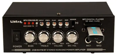 Produktbild von Karaoke Verstärker mit Bluetooth Liston MFA1250USB-RC