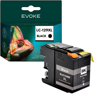 Produktbild von Evoke kompatible Tinte für Brother LC-129XL LC129XL LC129XLBK Schwarz 50 ml 2060 Seiten MFC-J6520DW J6720DW J6920DW