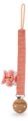 Immagine prodotto di Portaciuccio Lilliputiens Stella unicorno - catena portaciuccio in legno e cotone