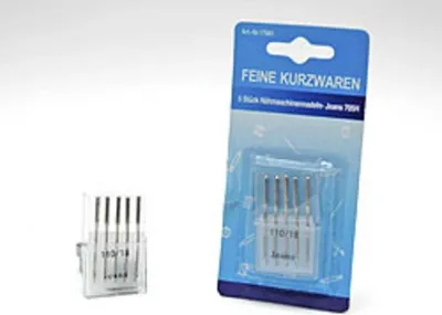 Produktbild von 5er Box Nähmaschinennadeln 705H  JEANS auf Blisterkarte