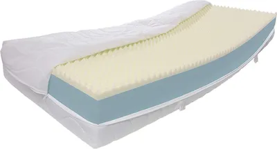 Obrázok produktu pre Dibapur® VISCO Life XXL Soft: Ortopedický matrac zo studenej peny (150x200 cm) x jadro cca 23,5 cm s prešívaným poťahom z dvojitej tkaniny cca 24,5/25 cm (vysoká objemová hmotnosť)