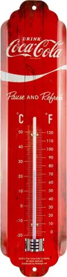 Produktbild von Nostalgic-Art - Thermometer - Coca-Cola - Coca-Cola Logo Red