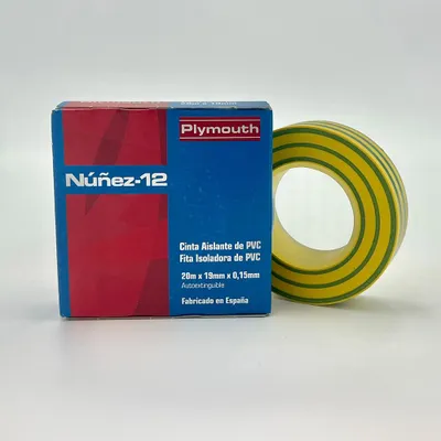 Produktbild von Isolierband PVC T/T Hochhaftung 20 m x 19 mm x 0,15 mm