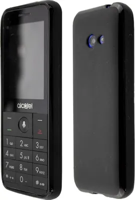 Obrázek produktu pro caseroxx ochranný kryt TPU kompatibilní s Alcatel 3088 / 3088X, gumový obal na mobilní telefon černý