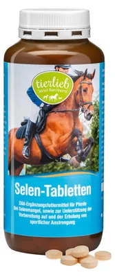 Obrázok produktu pre TIERLIEB Organický selén s vitamínom E pre kone – 500 tabliet