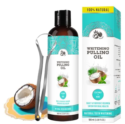 Produktbild von Kokosöl-Mundspülung zur Zahnreinigung