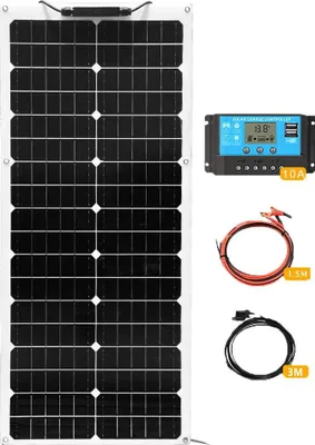 Zdjęcie produktu dla Elastyczny panel słoneczny, krzem monokrystaliczny, wysoka wydajność, wszechstronna instalacja, 12V 50W