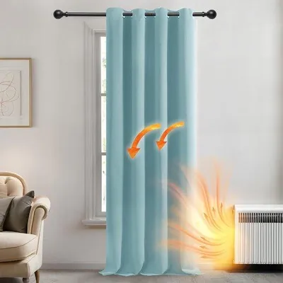 Produktbild von Thermische Woonkammergordijnen, Hemelsblauw, 132x214 cm, 1 Stück