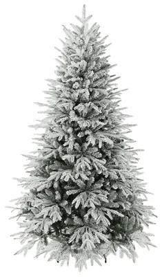 Produktbild von HOMCOM Schneebeflockter Weihnachtsbaum 180 cm mit 1920 Spitzen, Metallständer