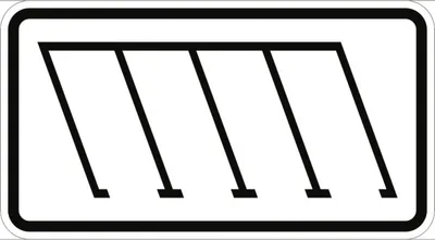 Produktbild von Verkehrsschild VZ2403, Parkordnung (links), Alu, RA1, 420x231 mm