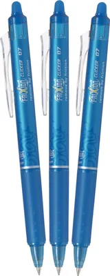 Produktbild von PILOT FriXion Clicker 07 / 0,35 mm, hellblau - 3er-Pack