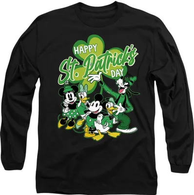 Obrázek produktu pro Mickey Mouse - Tričko pro muže/dámy Uni - St Patricks Day TV14795 (XL) (Černá)