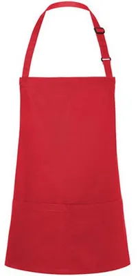 Produktbild von Karlowsky - Latzschürze, Tasche LT6115 (Einheitsgröße) (Rot)
