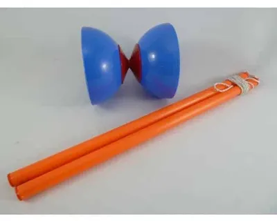 Obrázok produktu pre Plastové diabolo značky Bongers v vrecku s rozmermi 10 x 9 cm