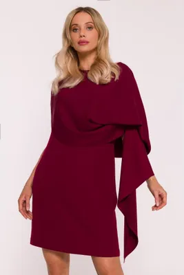 Obrázek produktu pro BeWear Dámské mini šaty Voruck S423 bordó L
