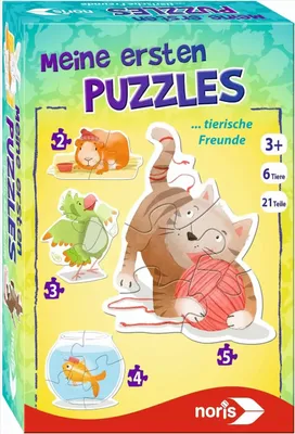 Produktbild von Noris Spiele Meine ersten Puzzles - Tierische Freunde; 606031459