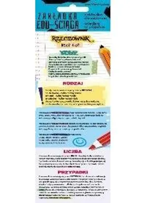 Obrázek produktu pro Zakładka Edu-ściąga rzeczownik