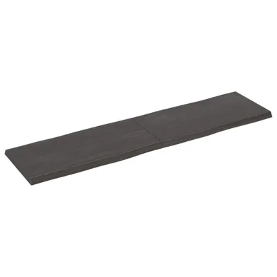 Immagine prodotto di Piano Tavolo Marrone Scuro 160x40x(2-4)cm Rovere Non Trattato