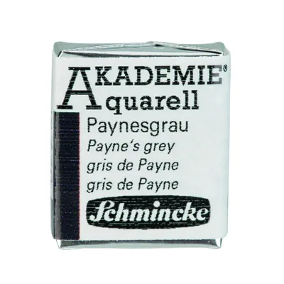 Produktbild von Schmincke AKADEMIE Aquarell Paynesgrau Aquarell 16 770 044 1/2 Naepfchen